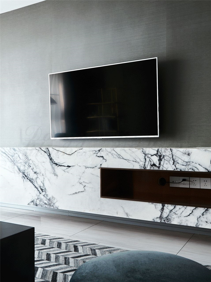 鄭州裝修公司港式新古典混搭大三室案例，輕奢生活，宜室家