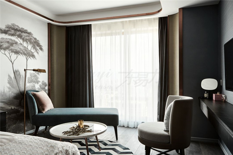 鄭州裝修公司港式新古典混搭大三室案例，輕奢生活，宜室家