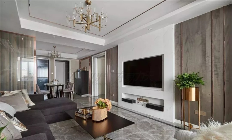 【風(fēng)尚設(shè)計(jì)】鄭州裝修公司電視背景墻造個(gè)洞 鄰家的裝修設(shè)計(jì)逆天了