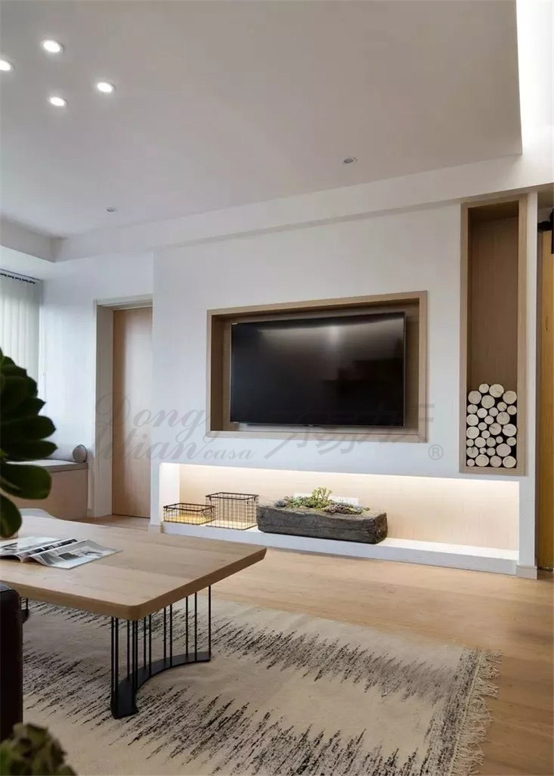 【風(fēng)尚設(shè)計(jì)】鄭州裝修公司電視背景墻造個(gè)洞 鄰家的裝修設(shè)計(jì)逆天了