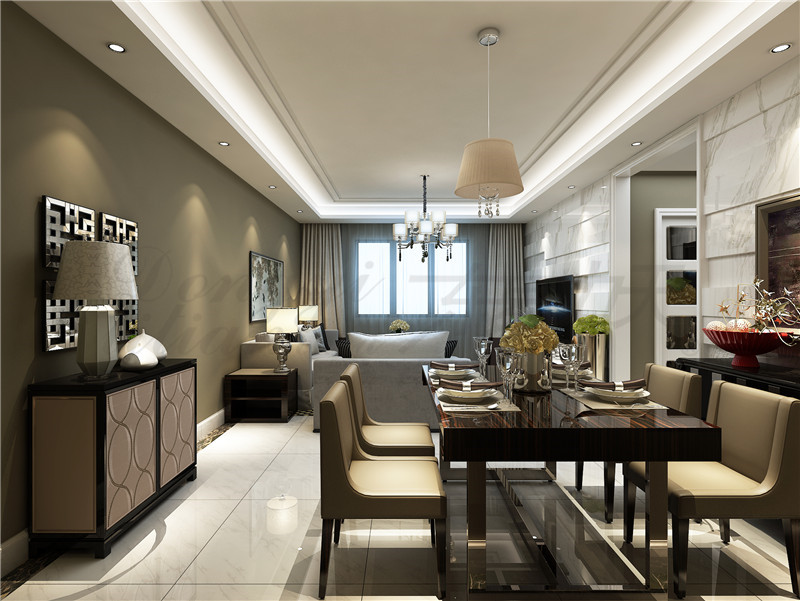 東易力天裝飾140㎡現代港式混搭風，這樣的家太有格調