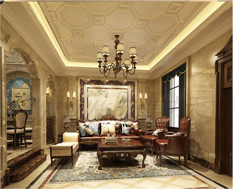 鄭州別墅裝修專家，400平歐式新古典奢尚豪宅，彰顯尊貴品質生活