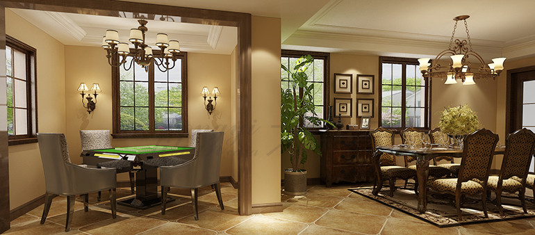 鄭州別墅裝修專家，400平歐式新古典奢尚豪宅，彰顯尊貴品質生活