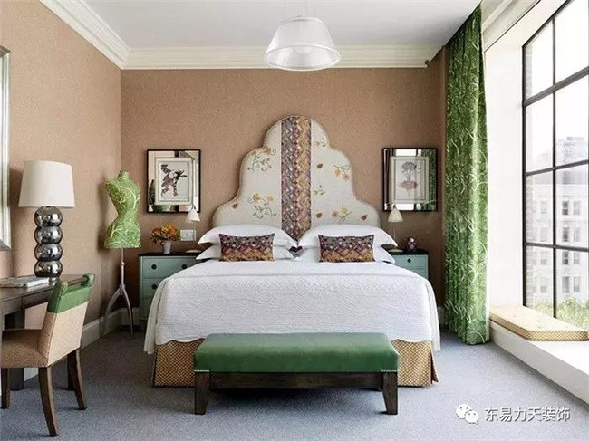 鄭州家裝公司臥室窗簾配色案例，攻略都市時(shí)尚風(fēng)潮