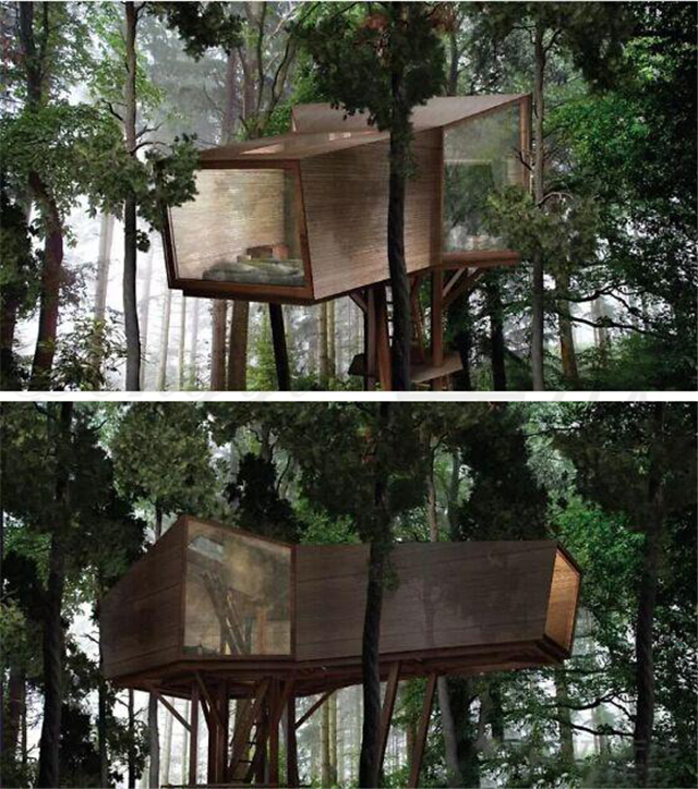 河南東易力天裝飾，別墅豪宅設(shè)計(jì)施工 會(huì)開(kāi)花呼吸的童話樹(shù)屋