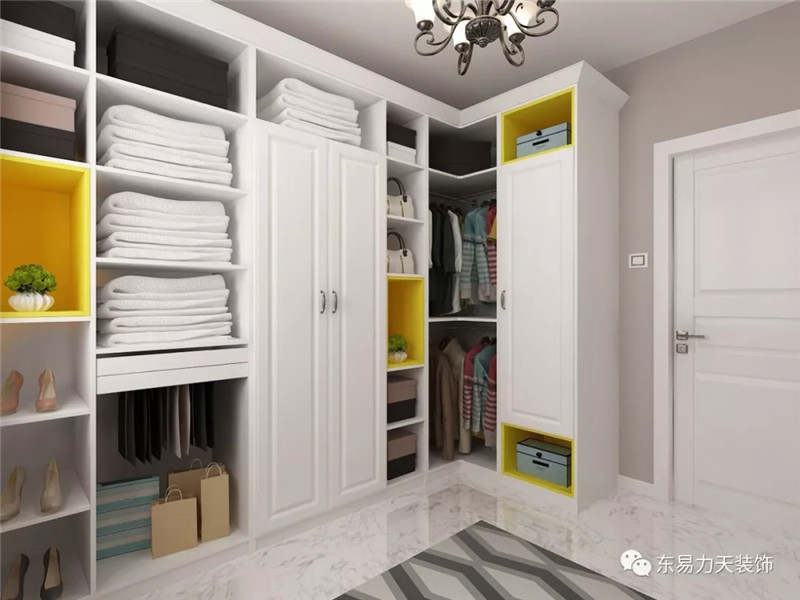 鄭州裝飾公司精裝精致衣帽間，品質(zhì)生活范兒，就是這么迷人