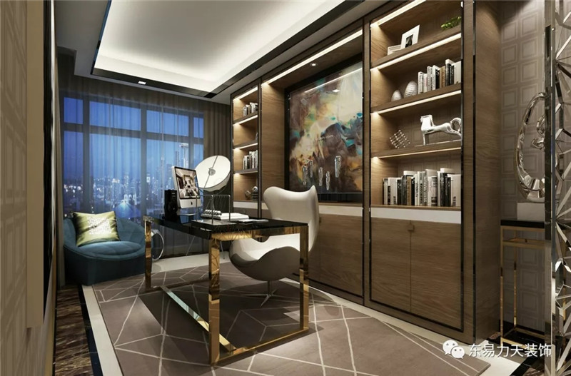 腹有詩書氣自華，鄭州裝飾公司設計師偏愛于舍衣帽間顧書房