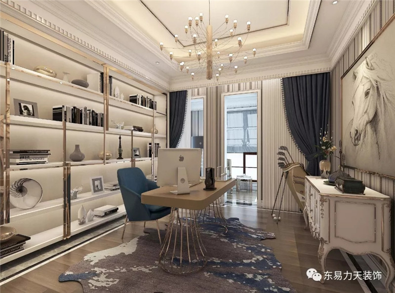 腹有詩書氣自華，鄭州裝飾公司設計師偏愛于舍衣帽間顧書房