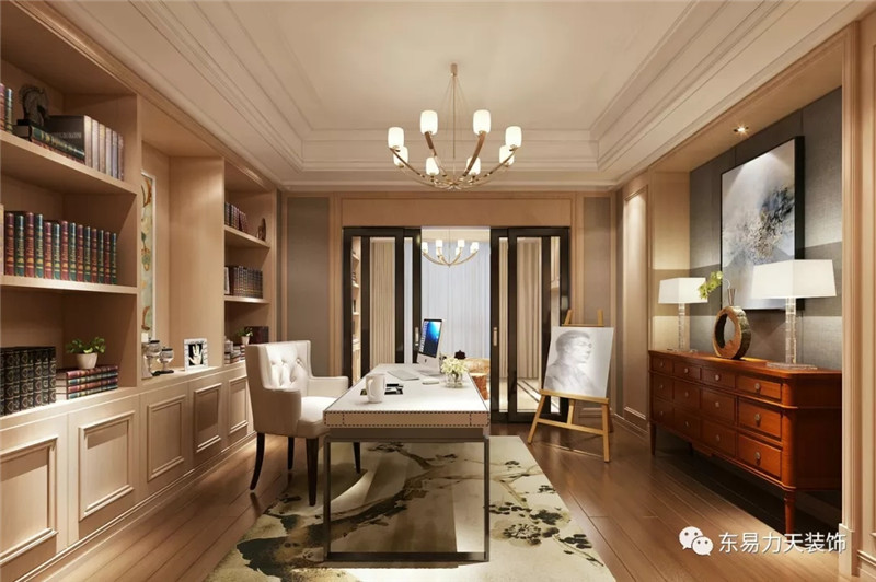 腹有詩書氣自華，鄭州裝飾公司設計師偏愛于舍衣帽間顧書房