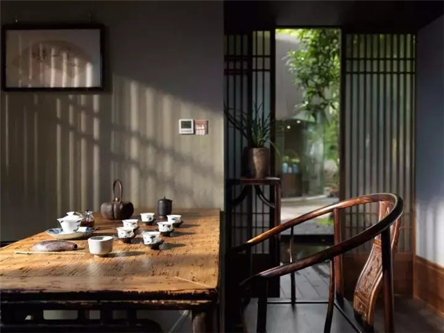 美的讓外國人看呆的中式茶裝修，東易力天裝飾*美中式茶室分享