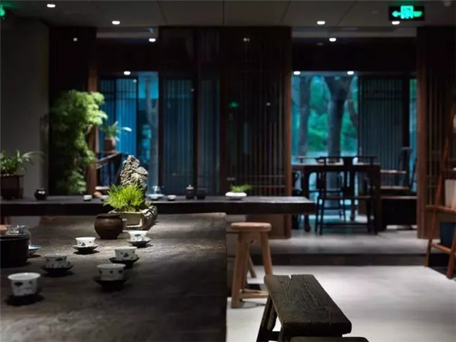 美的讓外國人看呆的中式茶裝修，東易力天裝飾*美中式茶室分享