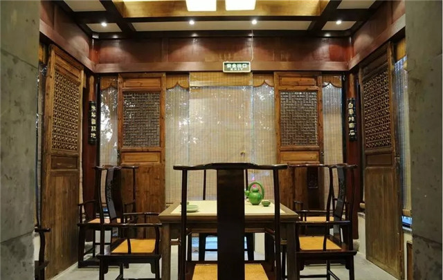 美的讓外國人看呆的中式茶裝修，東易力天裝飾*美中式茶室分享