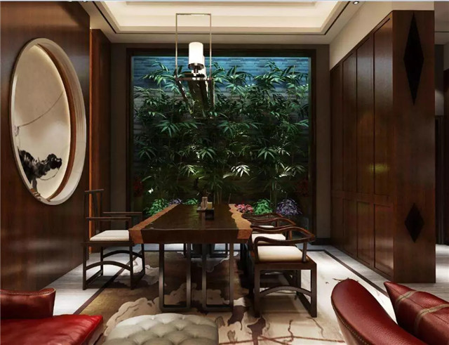 美的讓外國人看呆的中式茶裝修，東易力天裝飾*美中式茶室分享