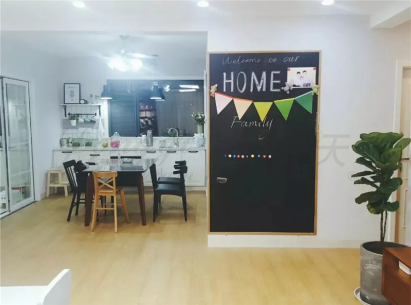 鄭州別墅裝修玩轉黑板墻，涂鴉、文藝兩相宜