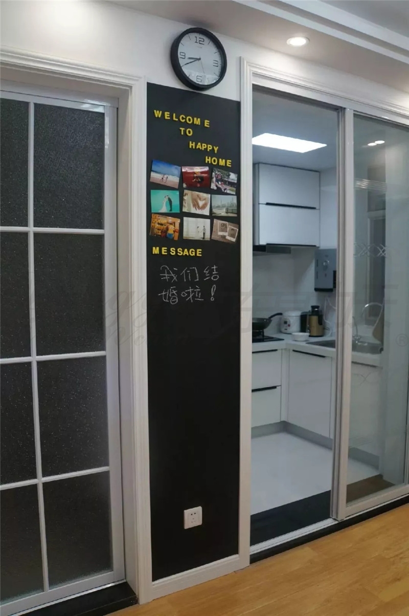 鄭州別墅裝修玩轉黑板墻，涂鴉、文藝兩相宜