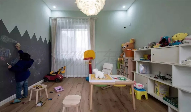 鄭州別墅裝修玩轉黑板墻，涂鴉、文藝兩相宜