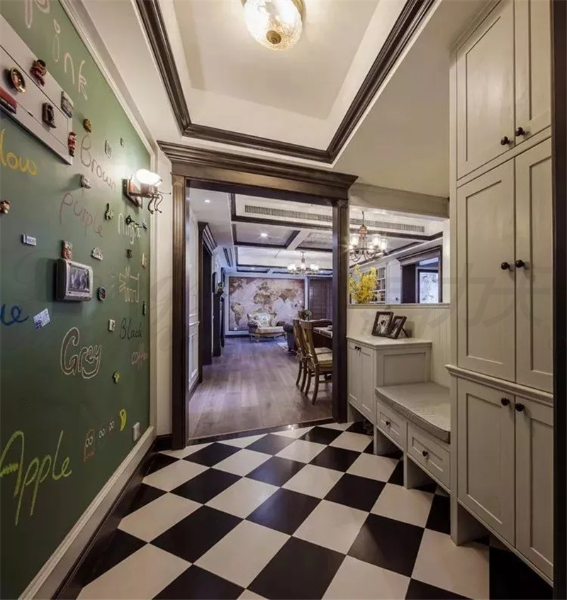 鄭州別墅裝修玩轉黑板墻，涂鴉、文藝兩相宜