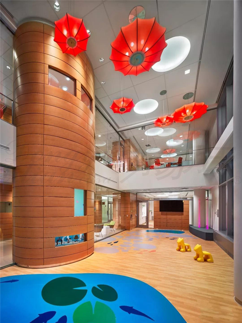 鄭州裝飾公司分享一組充滿活力的美國醫院，裝修設計超贊