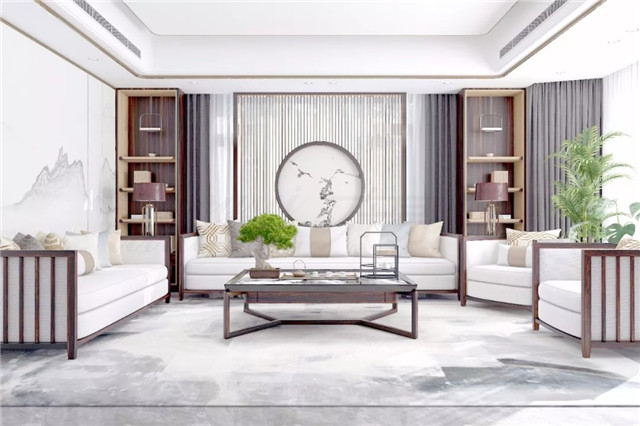 鄭州家裝公司新中式設(shè)計(jì)：師法山水，進(jìn)退自然