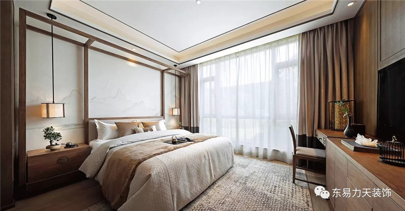 床頭背景墻咋設計？hey老鐵，先看下鄭州家裝公司設計案例