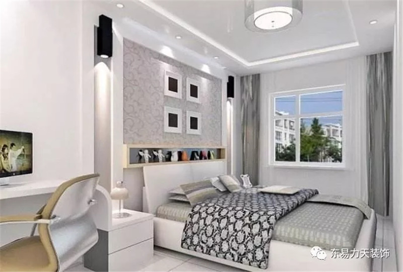 床頭背景墻咋設計？hey老鐵，先看下鄭州家裝公司設計案例