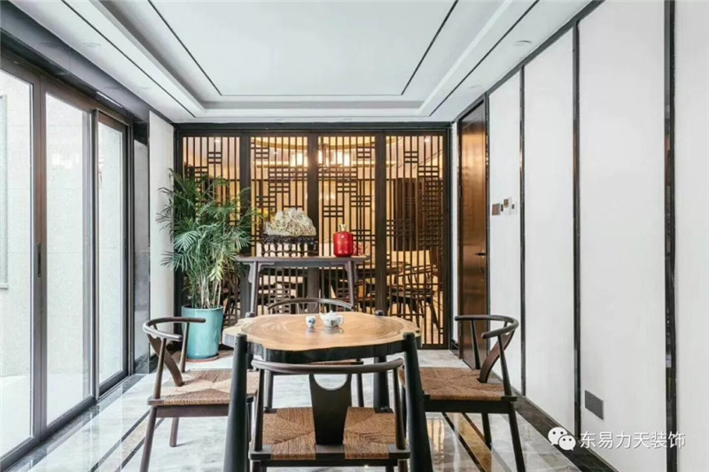 暖木見歸心 · 江南小鎮(zhèn)160㎡，鄭州裝飾公司混搭新中式