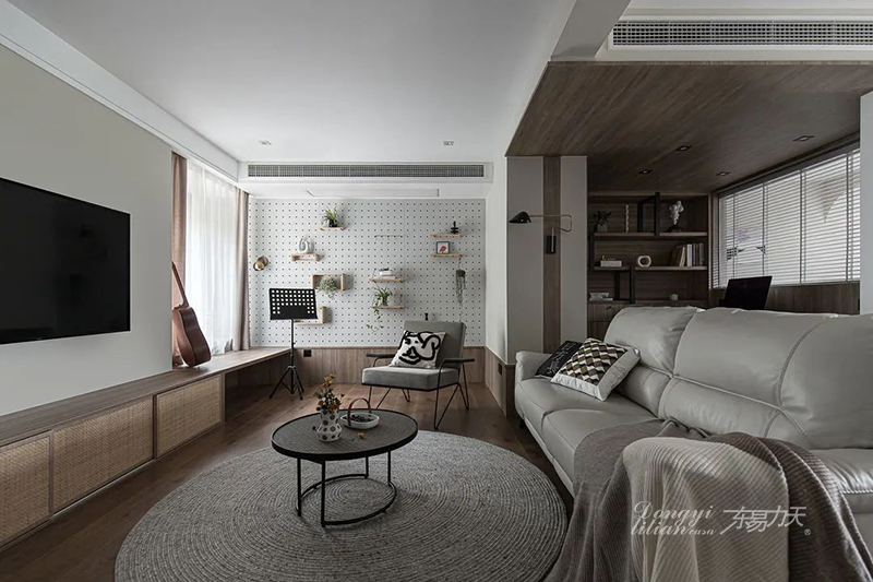 鄭州家裝公司|137㎡木質家居，簡潔舒適的家！
